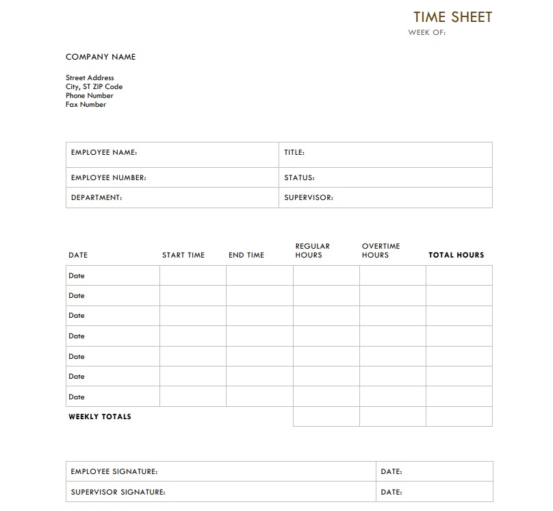 Time Card Template Word from blog.tmetric.com