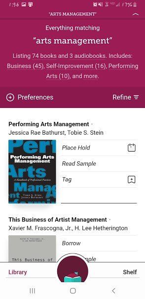 libby app screenshot Entrepreneur app 5