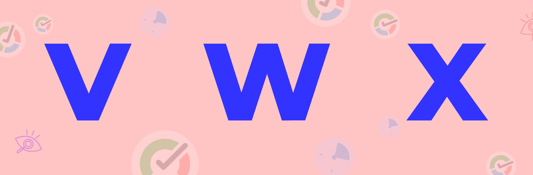 v w x letters image 