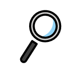 emoji magnifying glass 