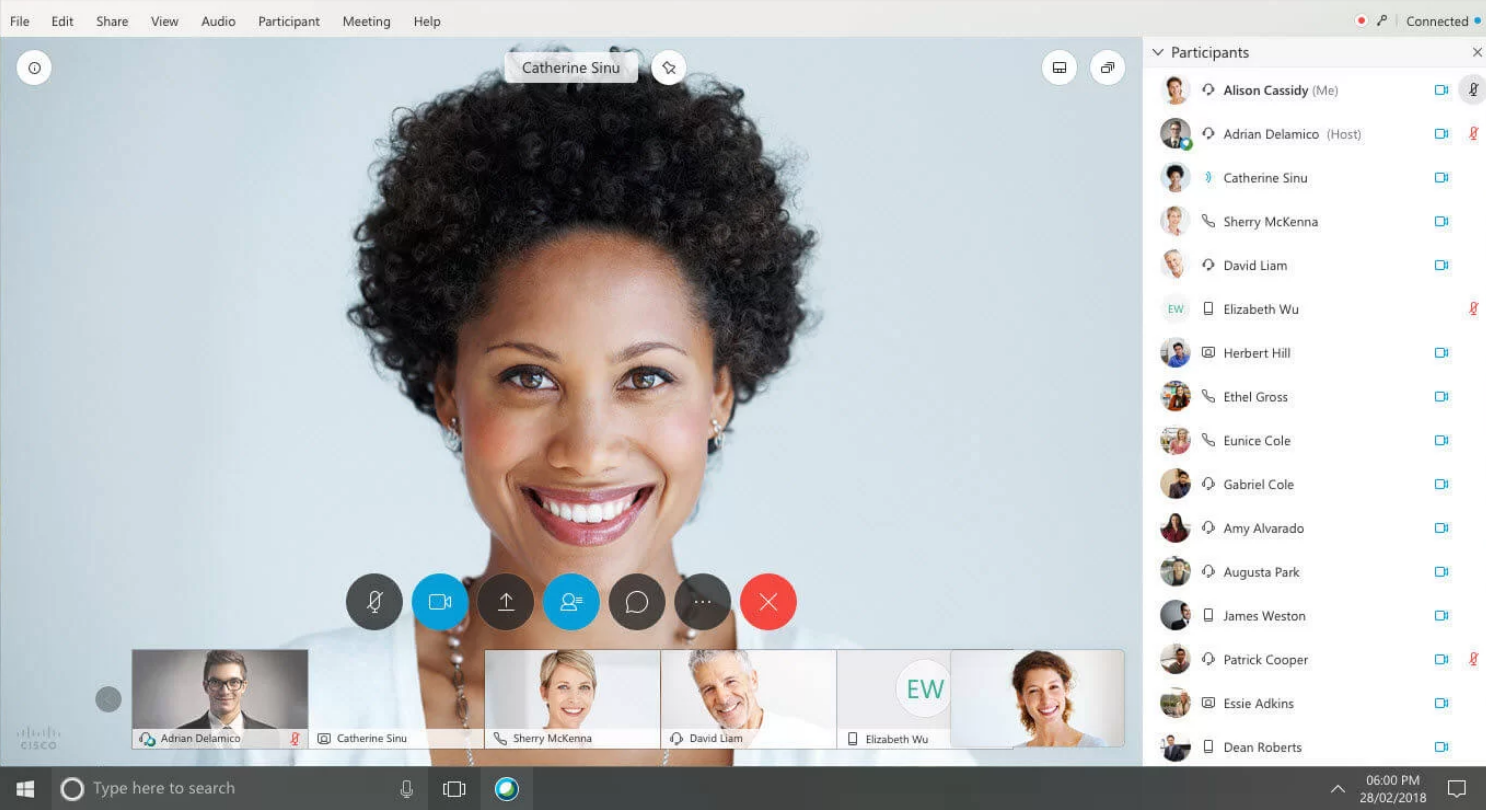 webex screenshot 