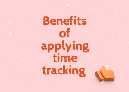 banner with the words about benefits of time tracking 