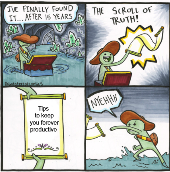 meme for keeping productive 