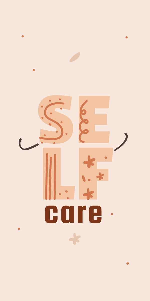 word Self-care printed in big letters 