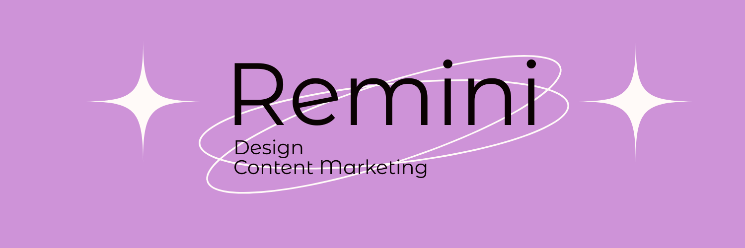 small banner for remini