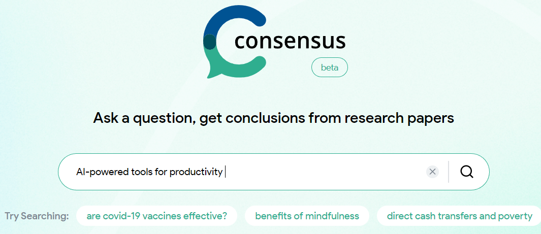 consensus screenshot