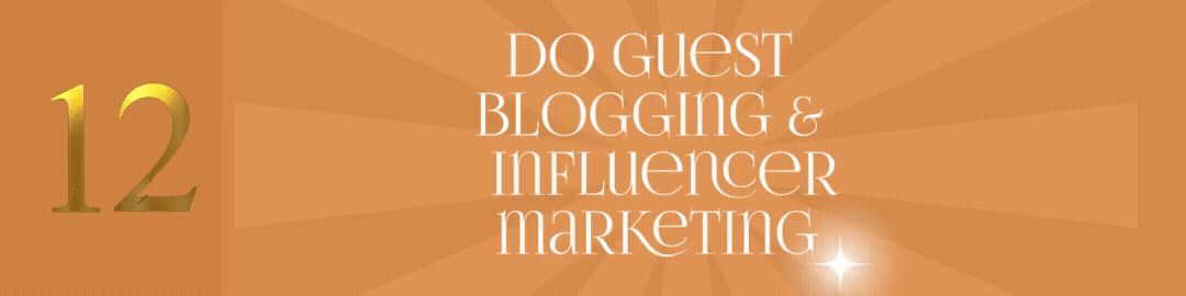 text do guest blogging and influencer marketing 