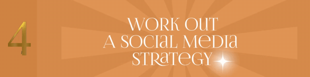 text work our a social media strategy 