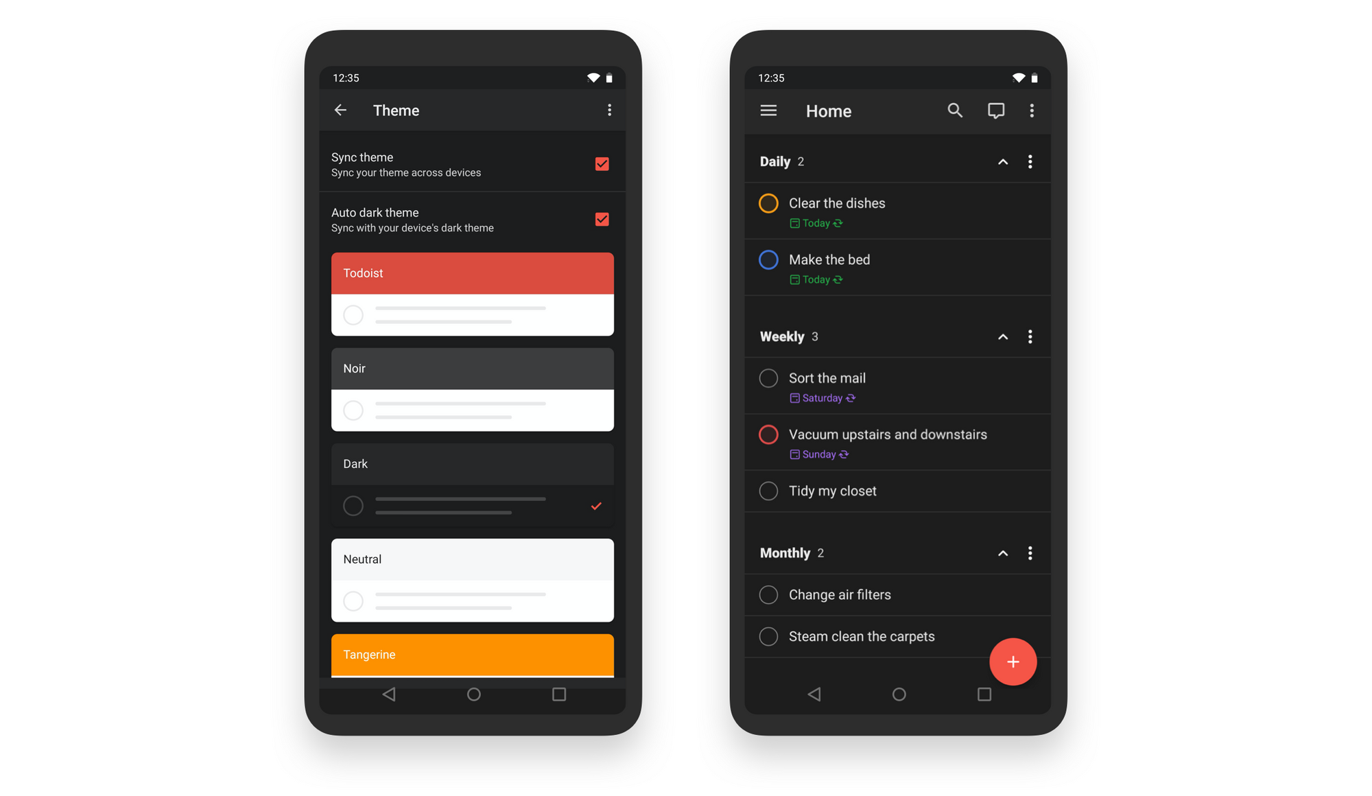 Todoist mobile app for Android