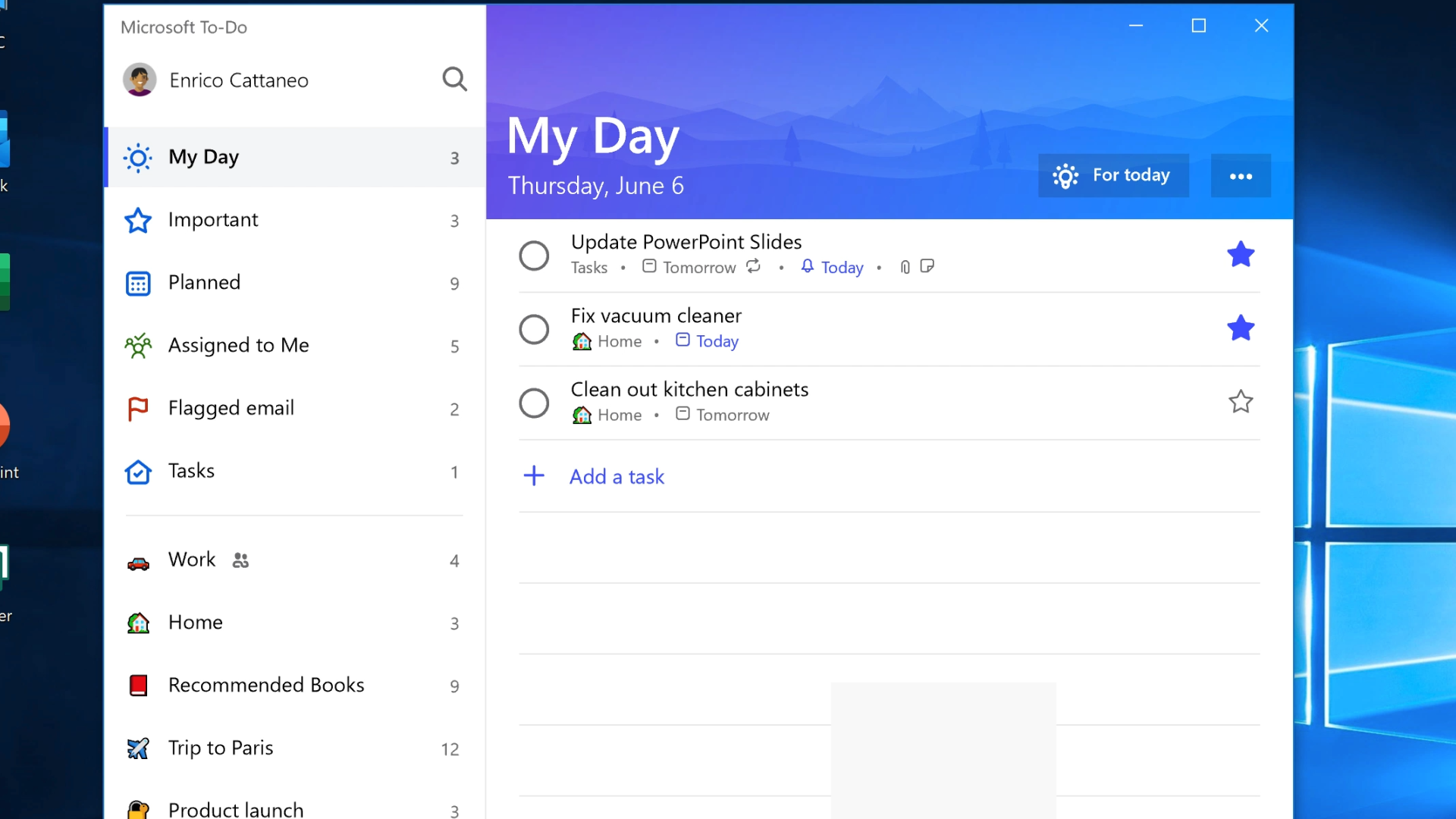 Microsoft-to-do screenshot