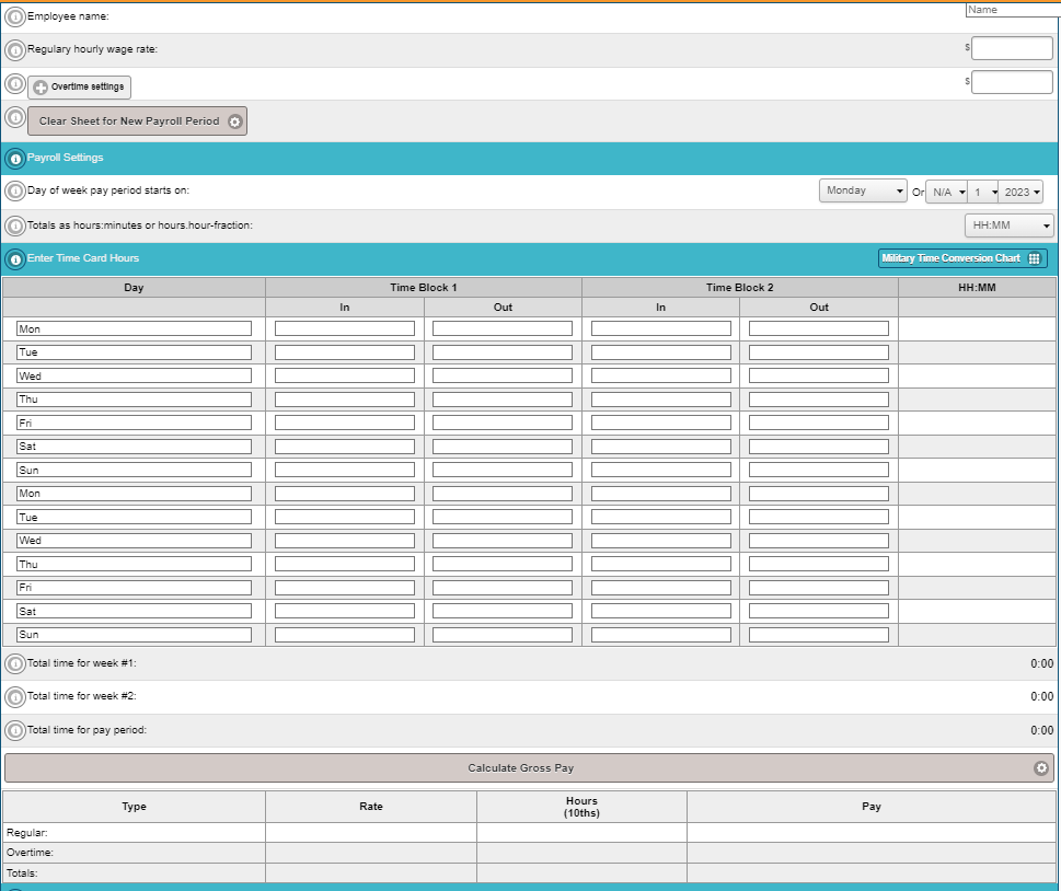 biweekly calculator