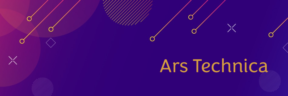 banner for Ars technica tech site