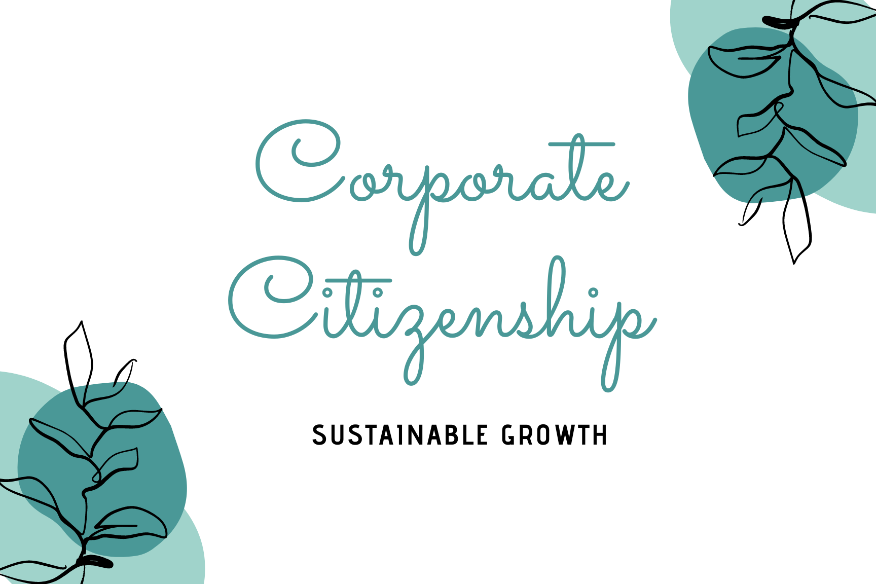 big banner for corporate citizenship 