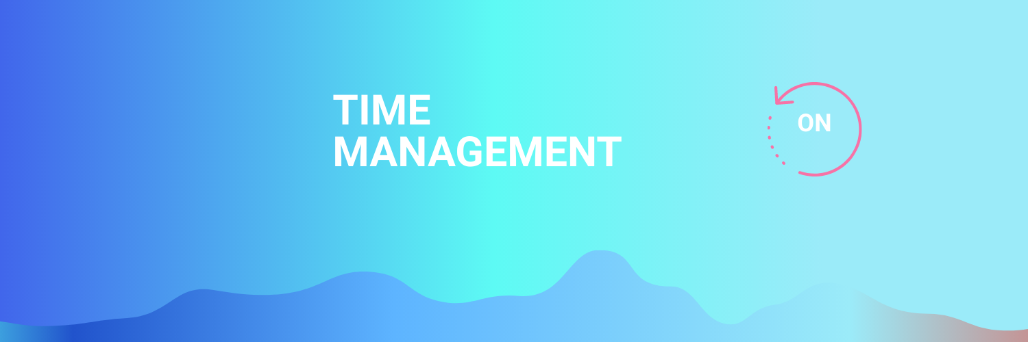 banner for time management 