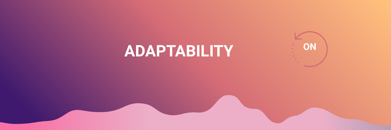 banner for adaptability