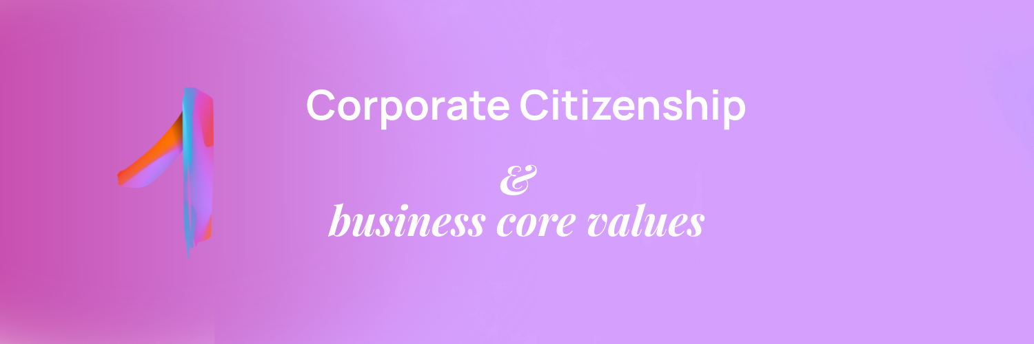 banner for corporate citizenship strategy 1 