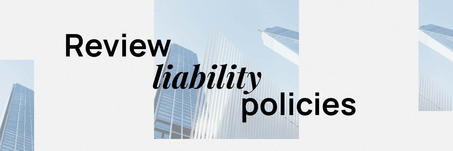 banner for liability policies 