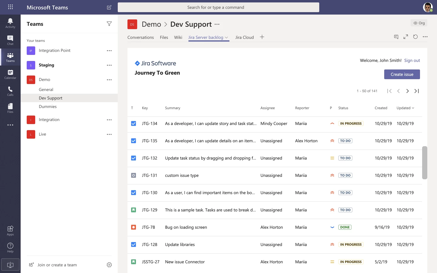 microsoft teams jira plugin