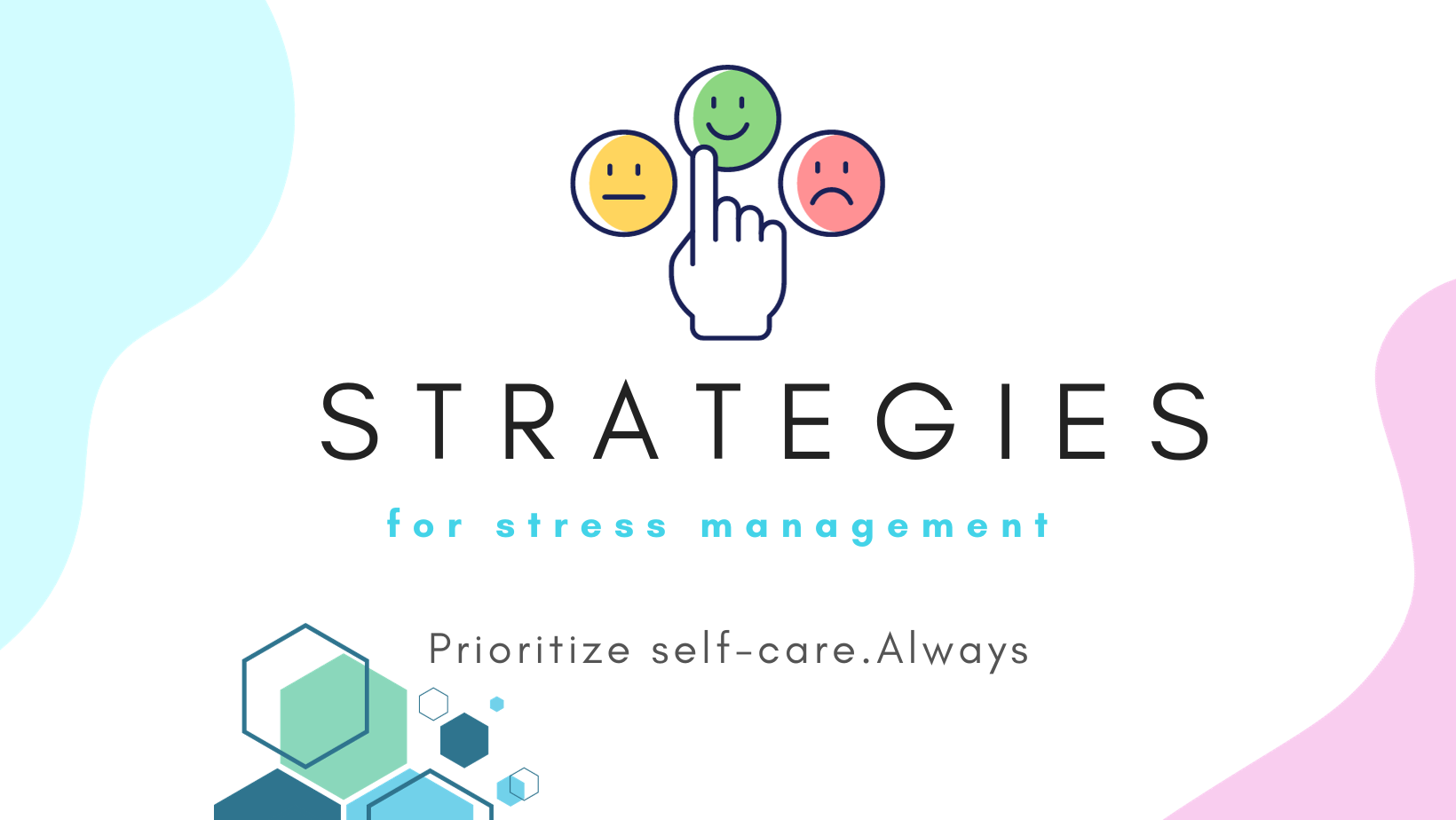 banner for stress management 