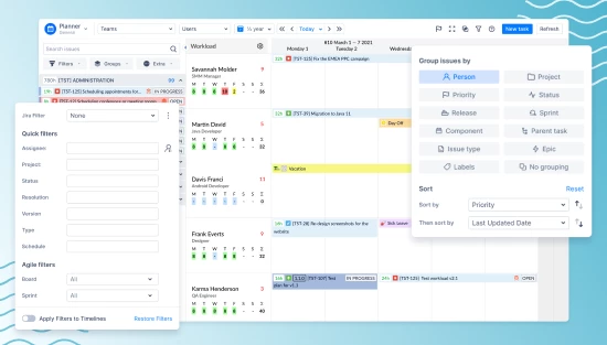 Activity Timeline for JIRA