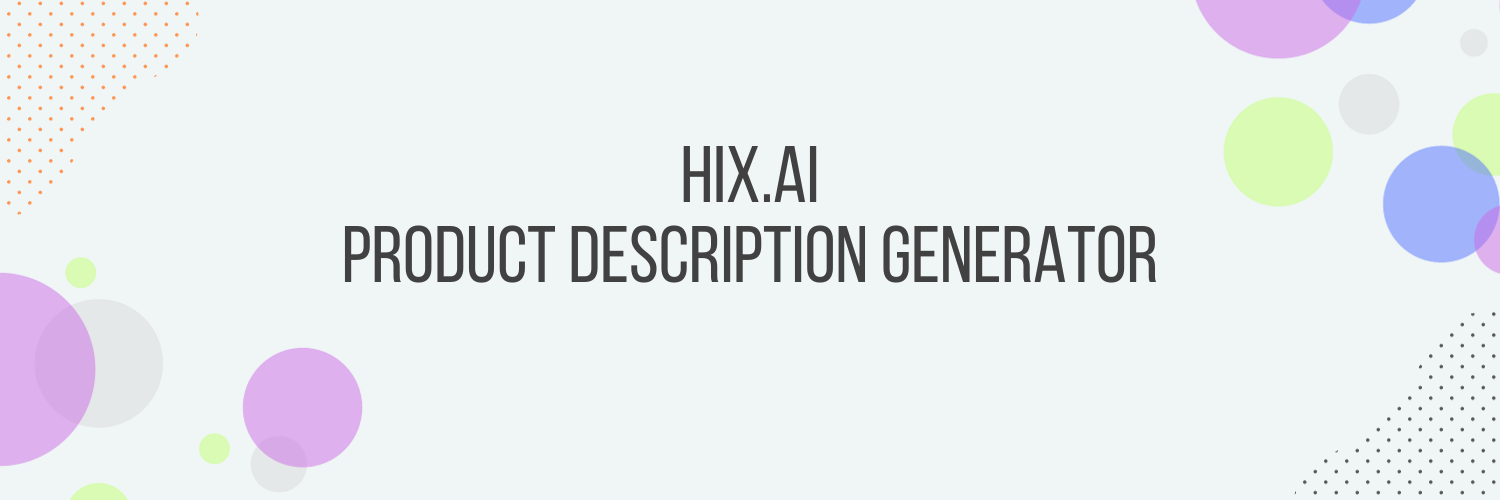 banner for HIX.AI