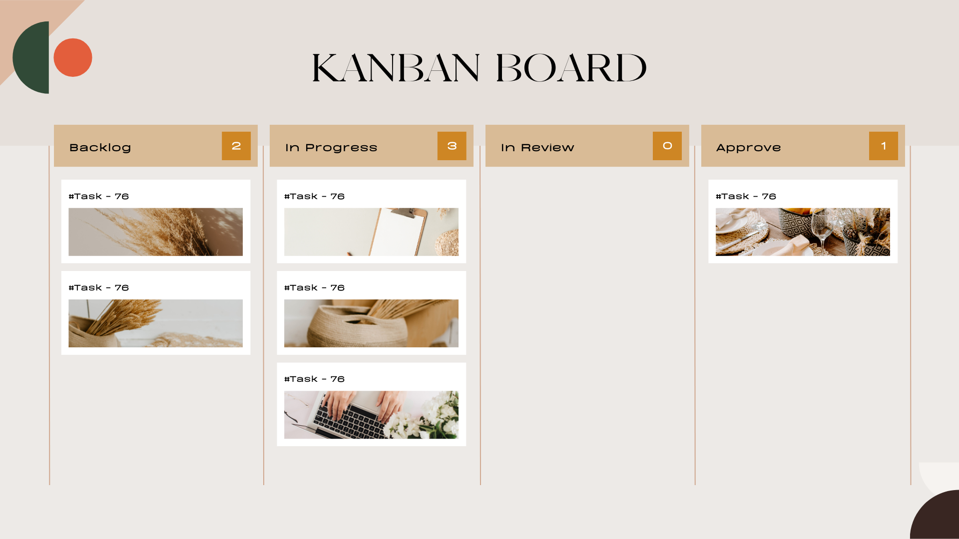 kanban board for designers 
