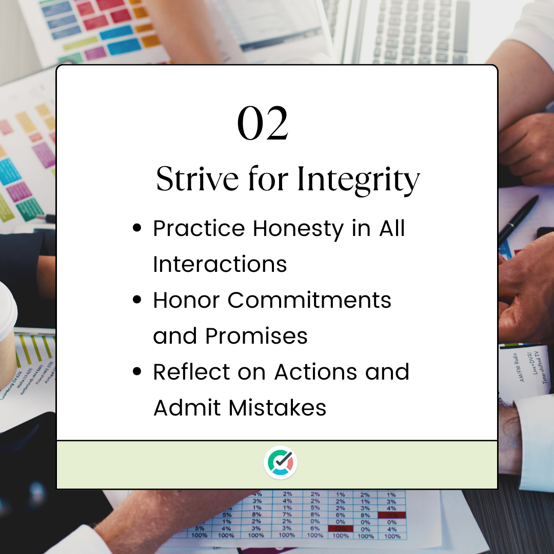 how to strive for integrity