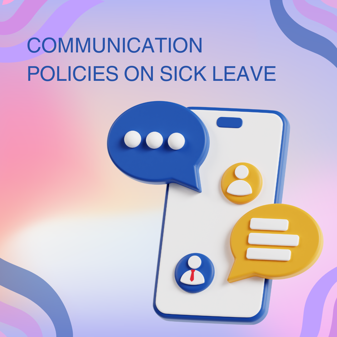 communication policies to call in sick banner 