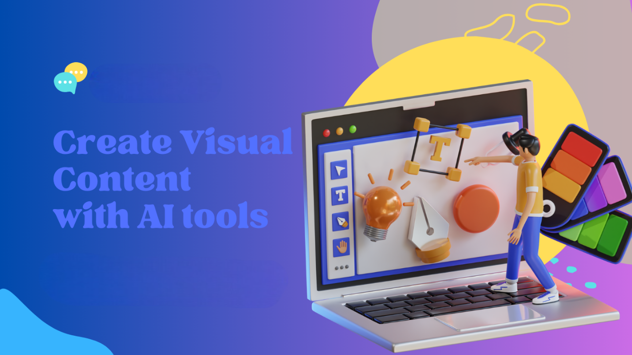 banner for visual content creation AI tools 