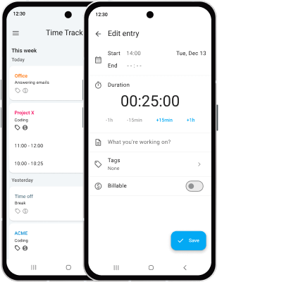 clockify mobile time tracking app 