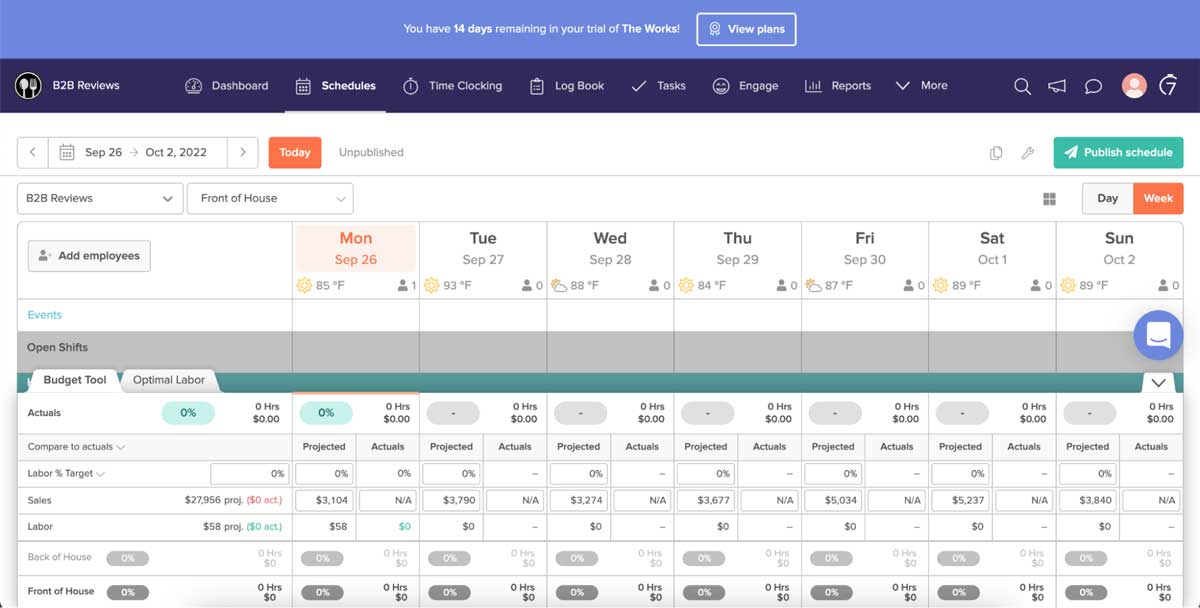 7shifts for work schedules 