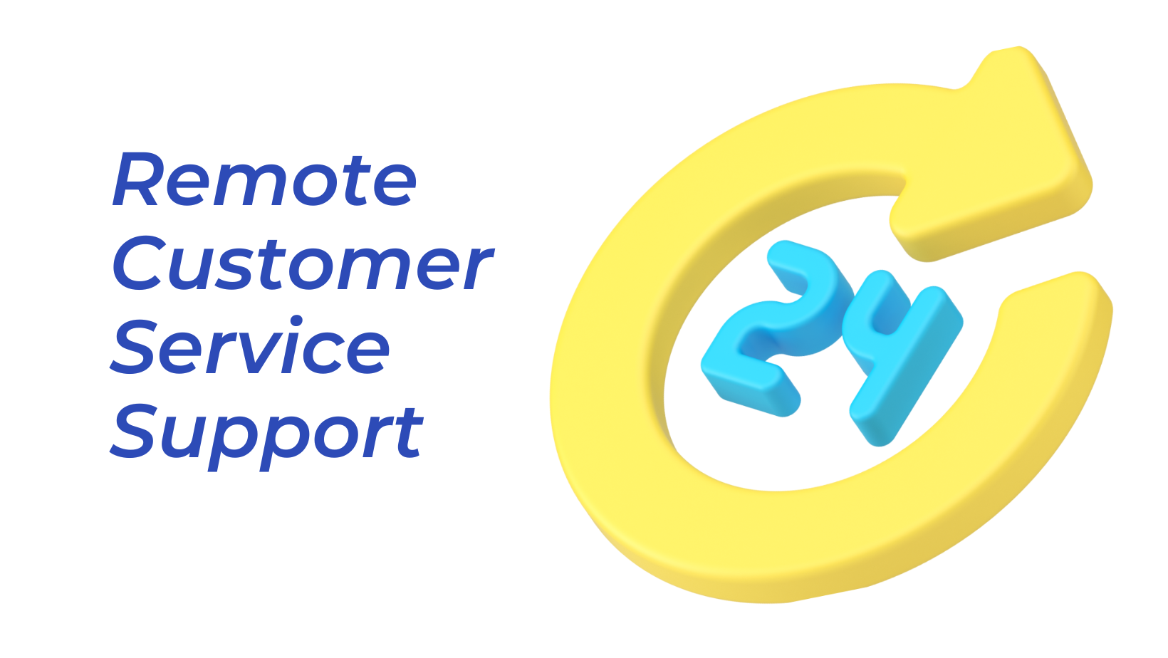 remote customer service support banner 