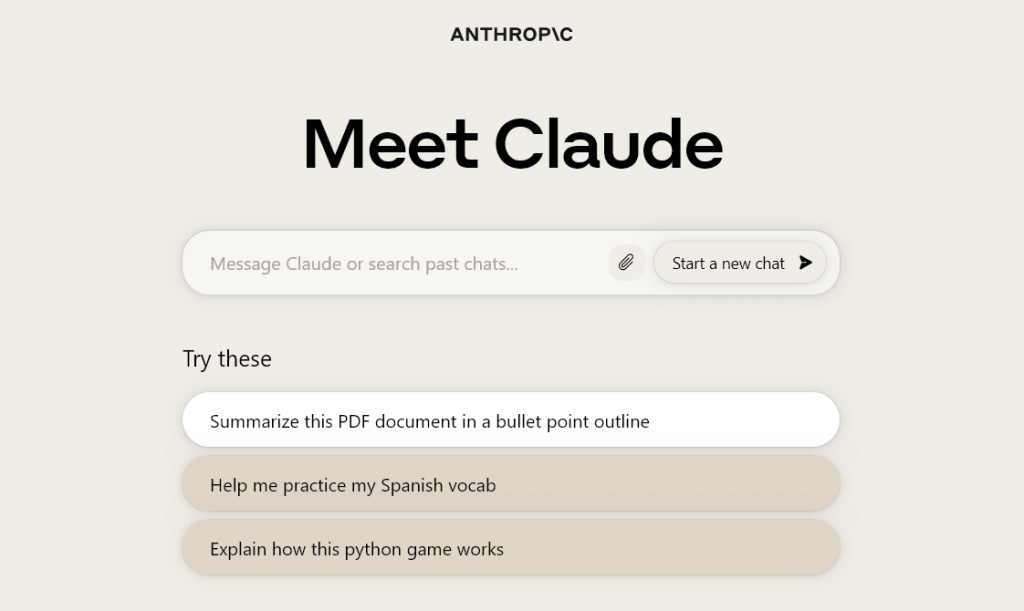 cleaude ai screenshot