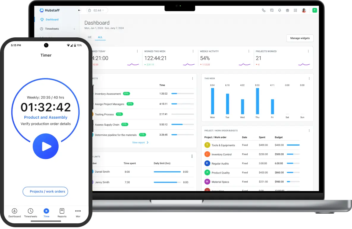 hubstaff time tracking 