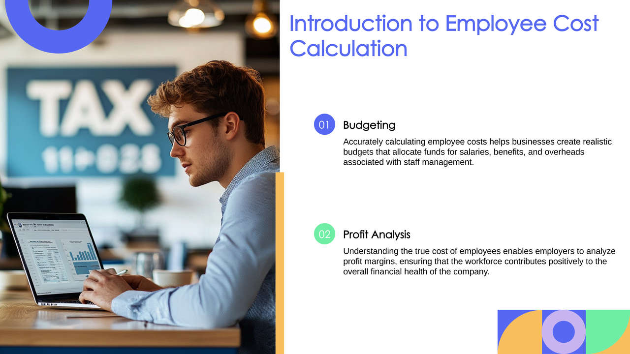 employee cost calculation banner 