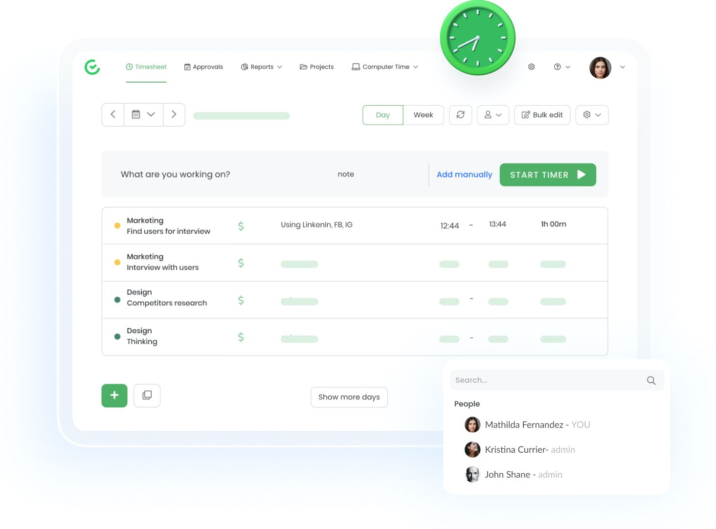 timecamp for freelancers