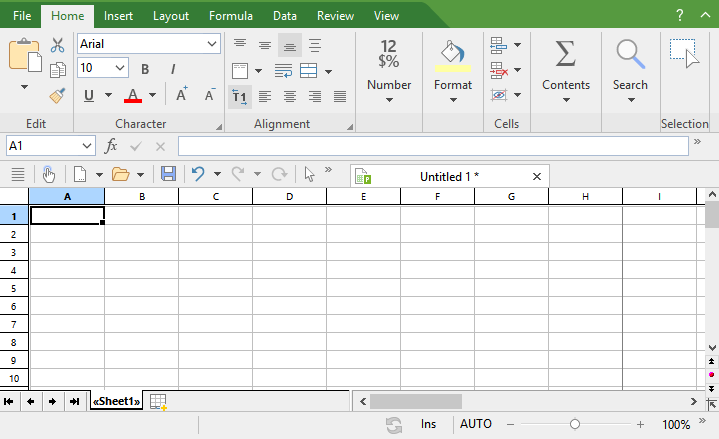 set up excel spreadsheet
