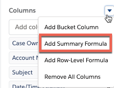 summary formulas