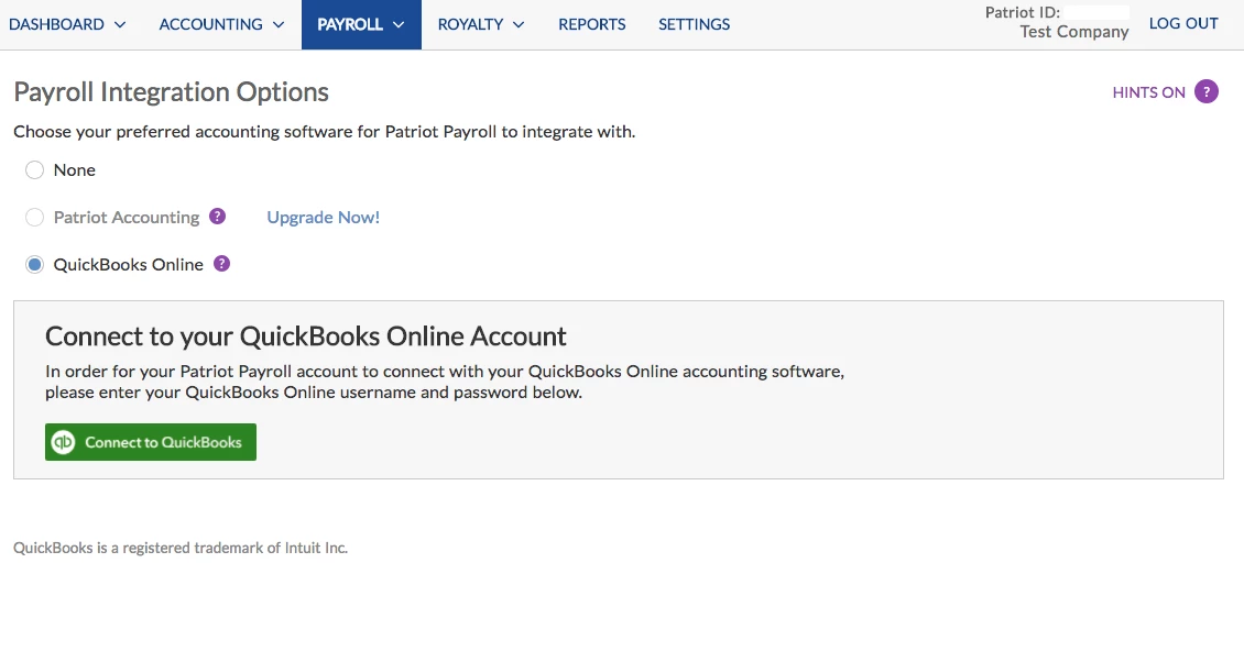 patriot payroll