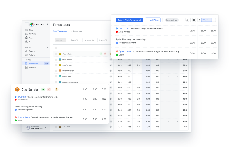 tmetric timesheets
