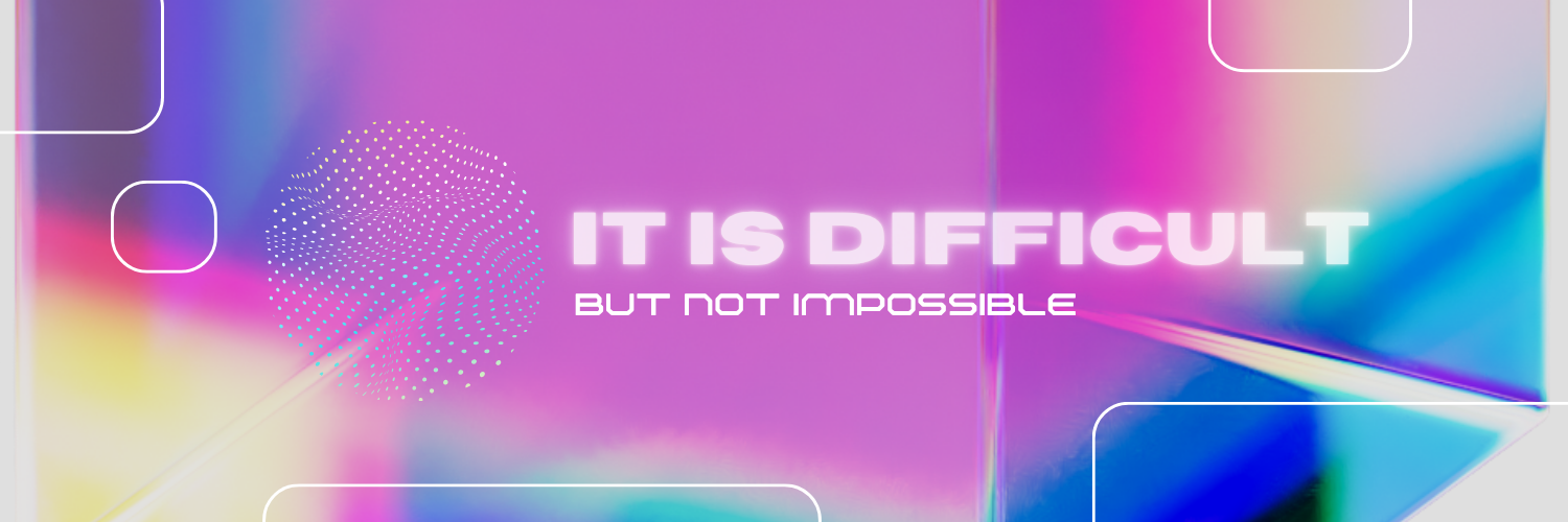 quote on the neon colored background
