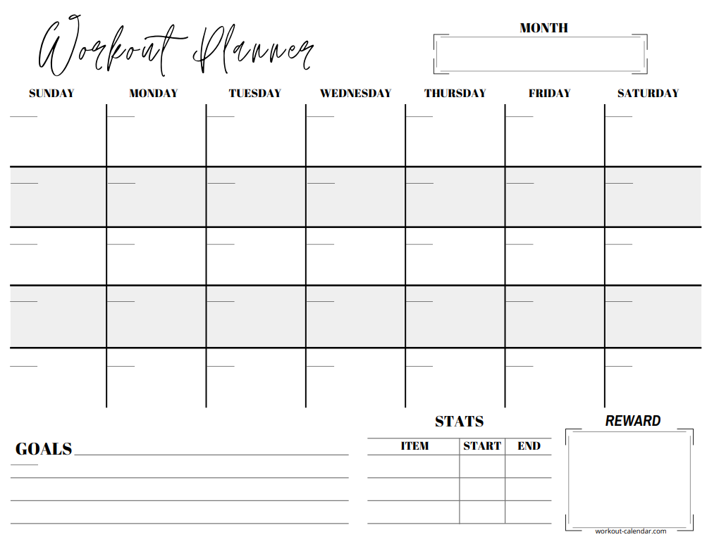 Best 12 FREE blank Calendar Templates for Planning in 2024