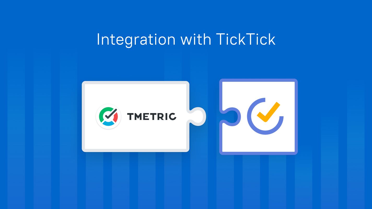 TickTick time tracking with TMetric