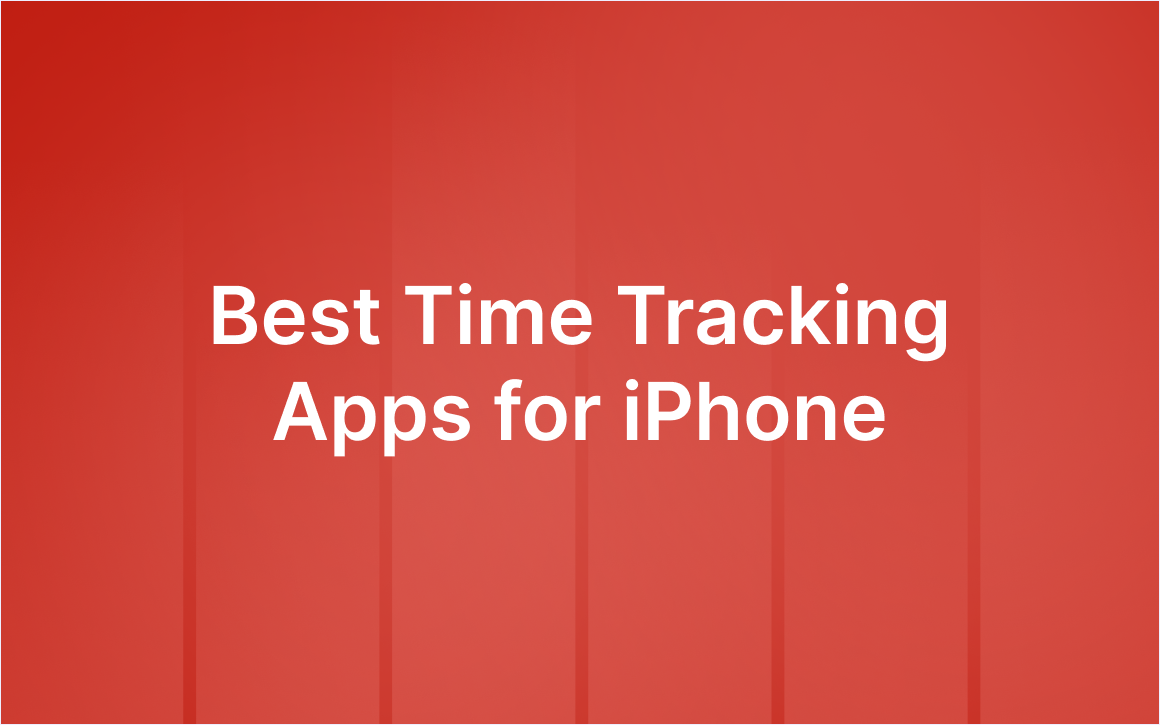 5 Best Time Tracking Apps for iPhone