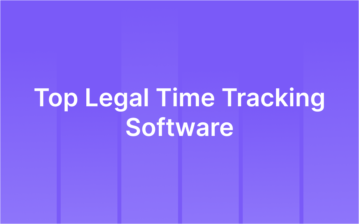 Top 5 Legal Time Tracking Software in 2026