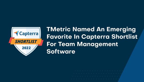 TMetric named an Emerging Favorite in Capterra shortlist for team management software